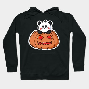 Halloween Panda Pumpkin Funny Party Costume Pandakin Hoodie